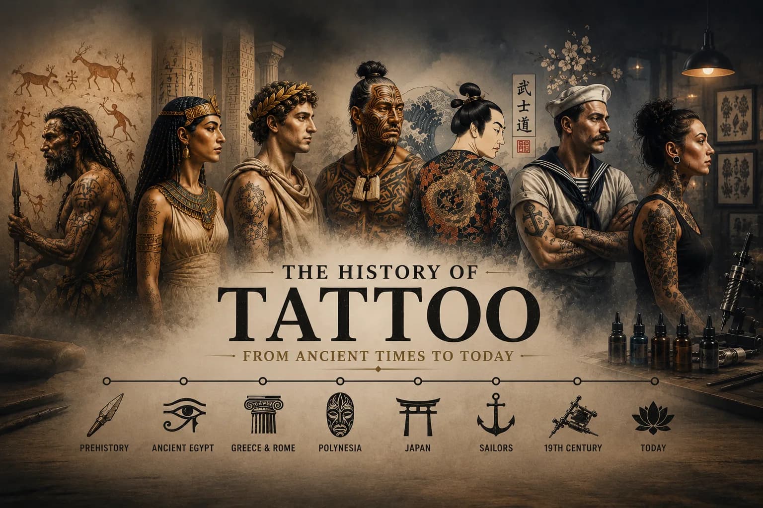 Η Ιστορία του Tattoo: Από την Αρχαιότητα έως Σήμερα